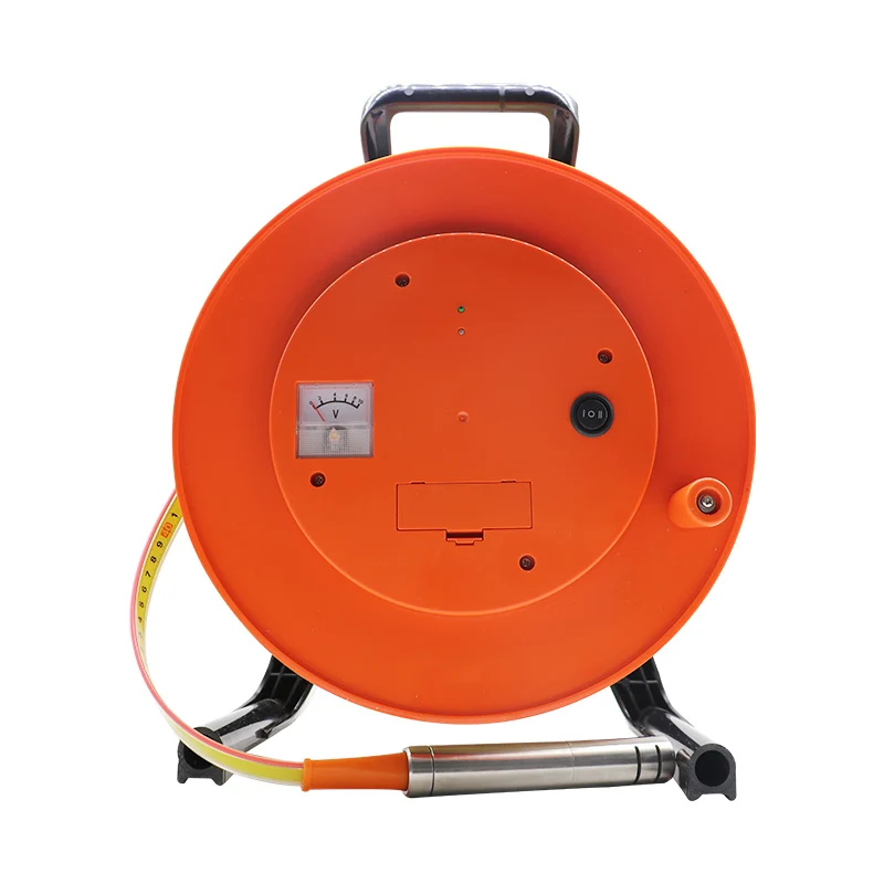 

Steel Ruler Tape Deep Well Water Level Meter 15mm Probe Groundwater Well Depth Sensor Underground Well Water Level Detector