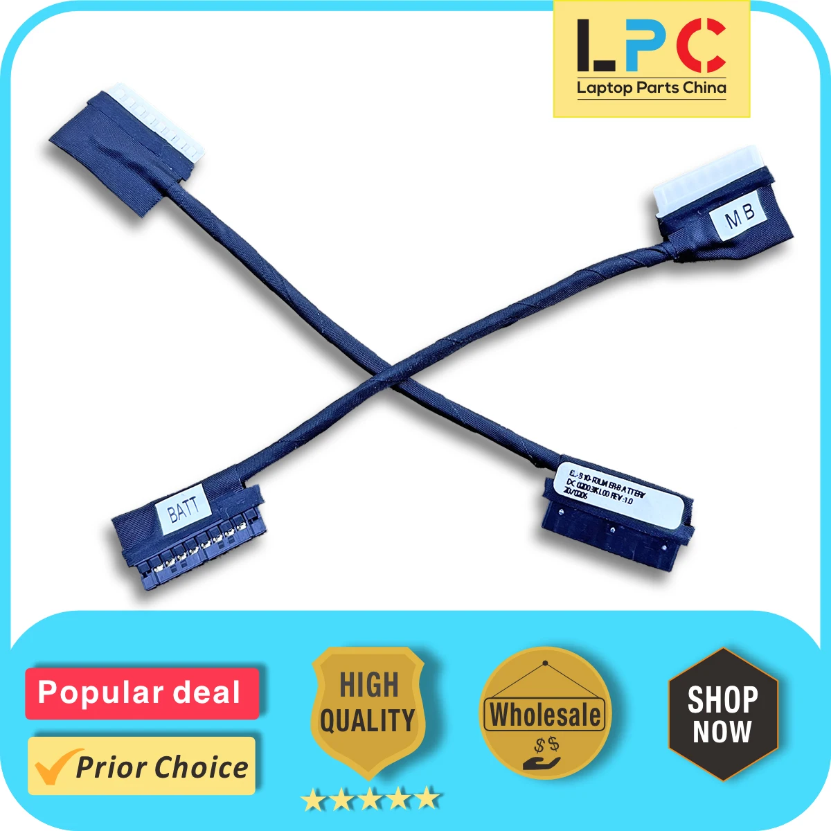 Для Dell Chromebook 11 3100 Latitude E3100 аккумуляторный кабель 07PR30 DC02003KL00 новый разъем