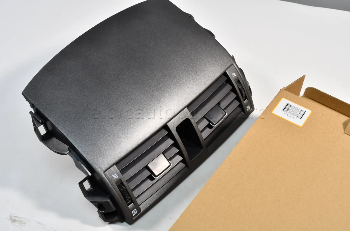 Центральная приборная панель автомобиля, кондиционер, центральная панель воздуховыпускного отверстия, крышка решетки с розеткой для Toyota Corolla Altis 2007-2013