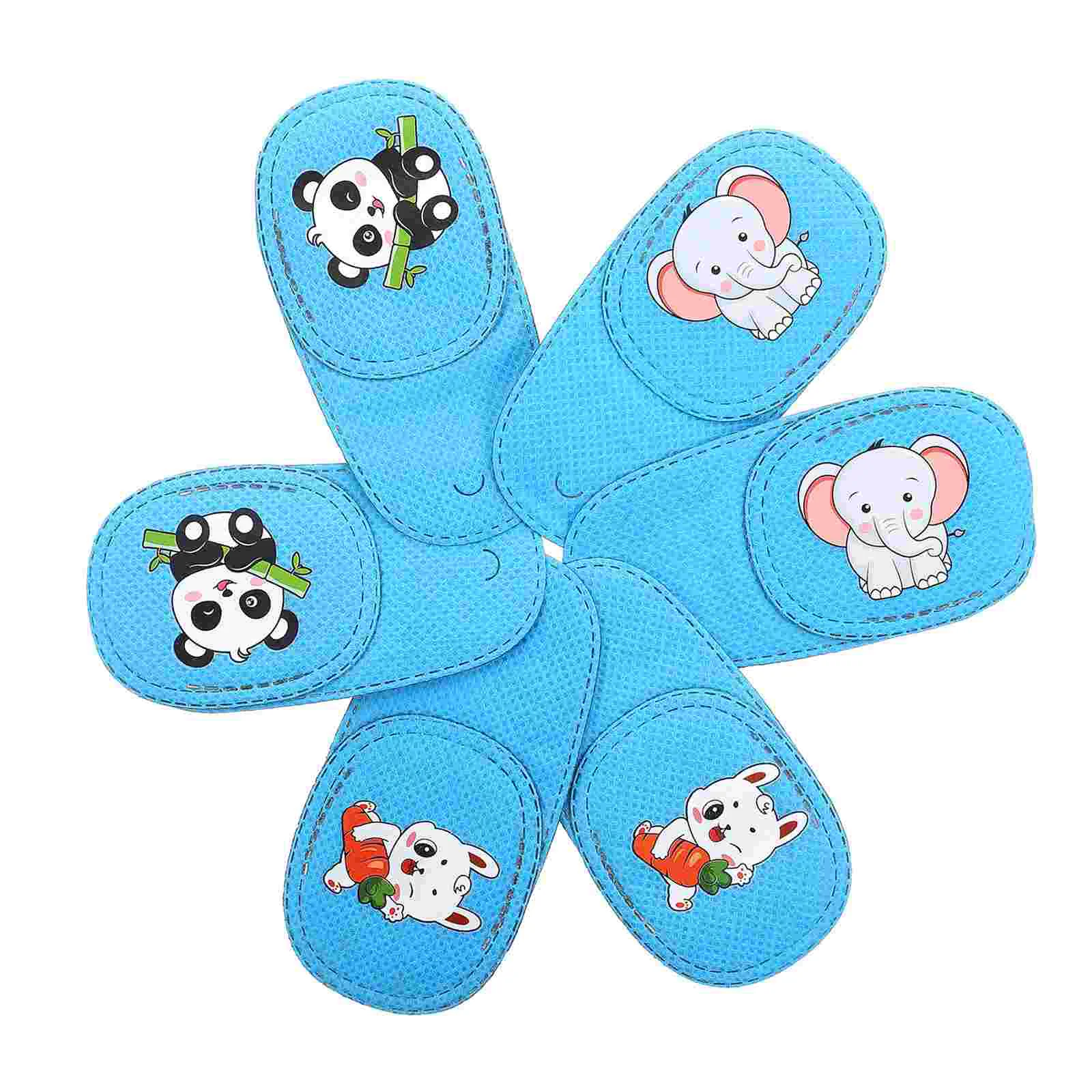 

6 Pcs Myopia Glasses Reusable Eye Patch Steampunk Costume Patches Amblyopia Blindfold