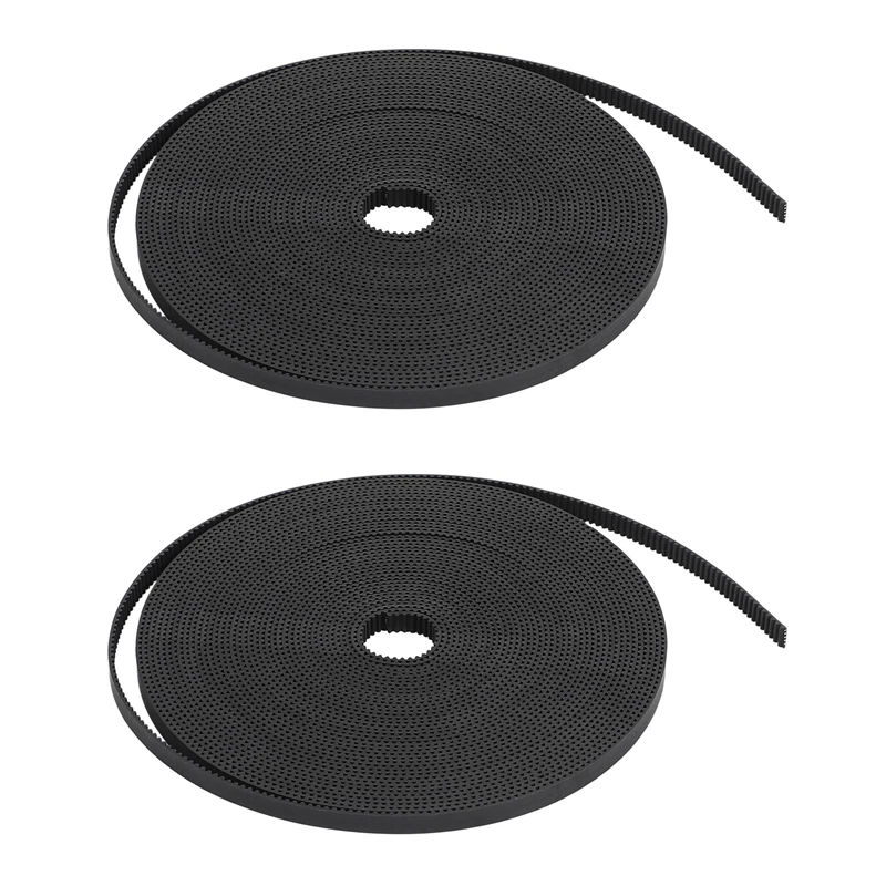 

2pcs 6mm GT2 RF Fiber Glass Reinforced Rubber Timing Belt for 3D Printer, 10 M