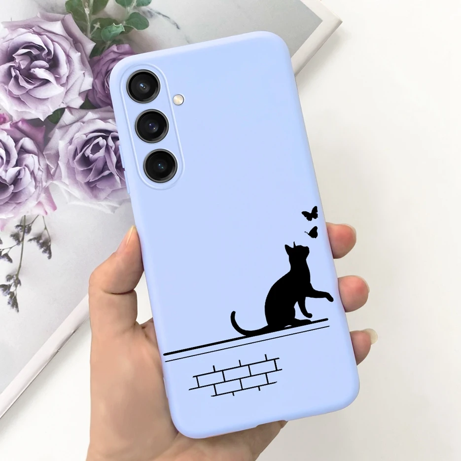 Чехол для Samsung Galaxy A55 чехол A15 A25 A35 яркий Стильный с рисунком мягкий телефона из ТПУ