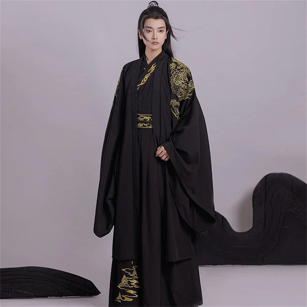 Hanfu мужской традиционный китайский костюм для косплея древние комплекты на
