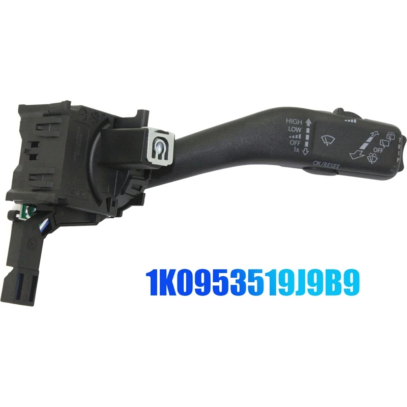 

New Windshield Wiper Stalk Switch Windshield Wiper Switch For VW Sedan Volkswagen Jetta Golf Rabbit 1K0953519J9B9
