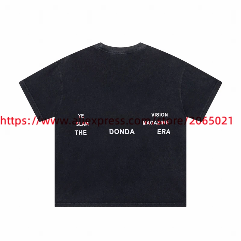 Светоотражающая футболка Kanye Donda Doves вокруг музыкального фестиваля мужская и