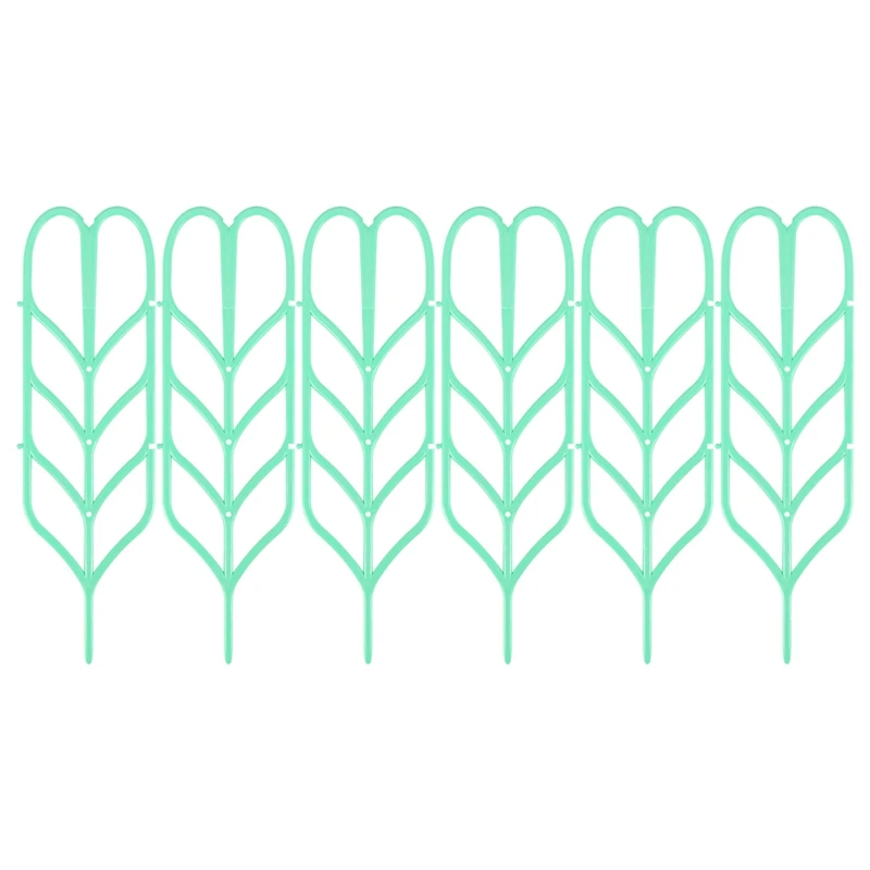 

6 шт., садовые решетчатые мини-горшки в форме листьев