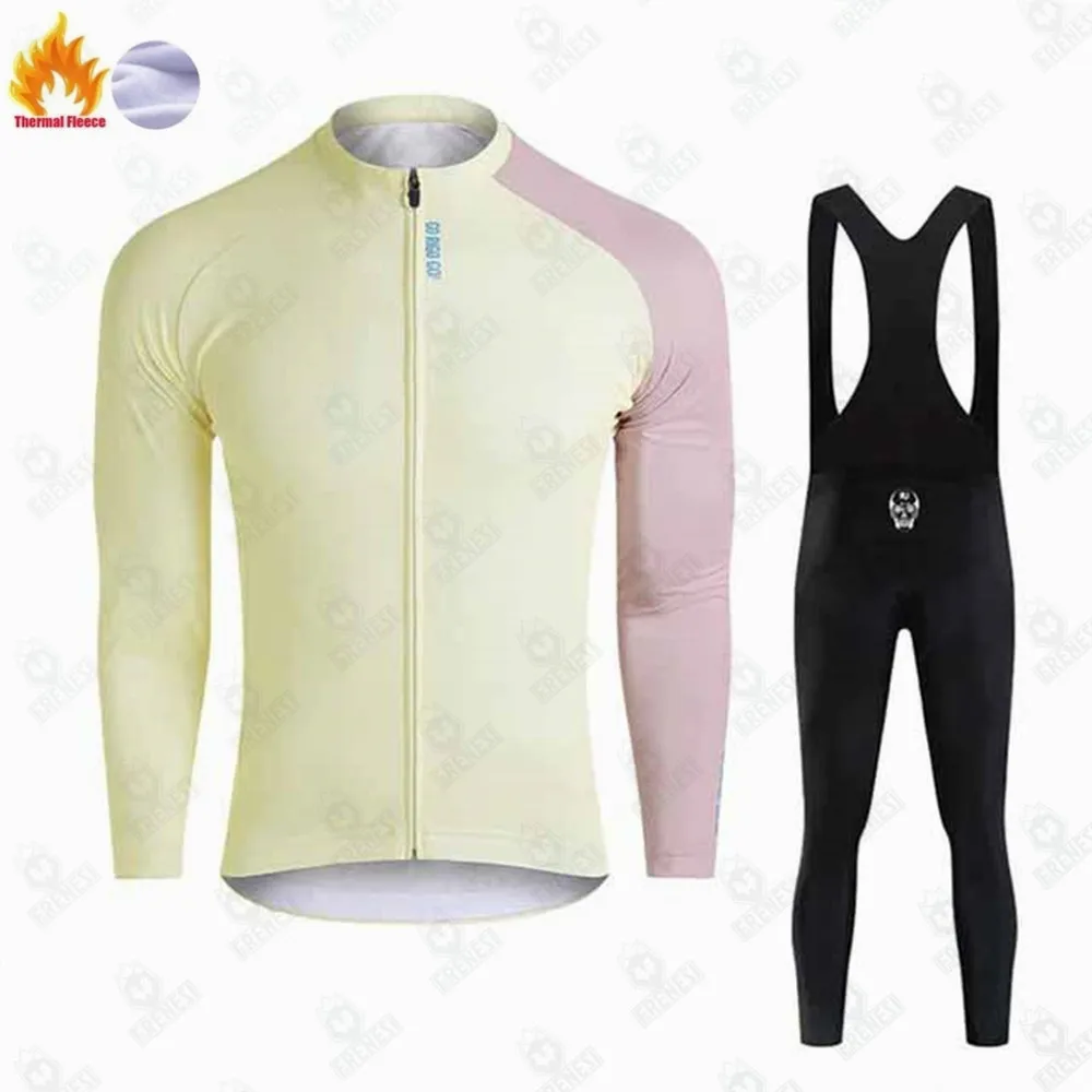 Зимняя велосипедная куртка GO RIGO утепленный флисовый комплект мужской