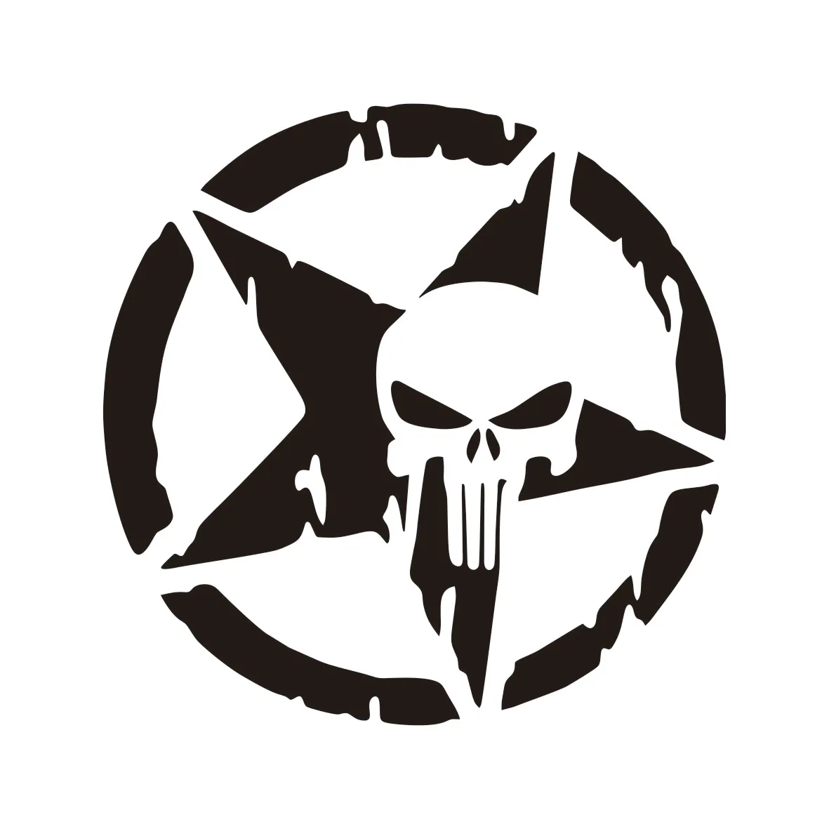 

Наклейка в виде звезды для JEEP Wrangler и других моделей 4x4, аксессуары для украшения