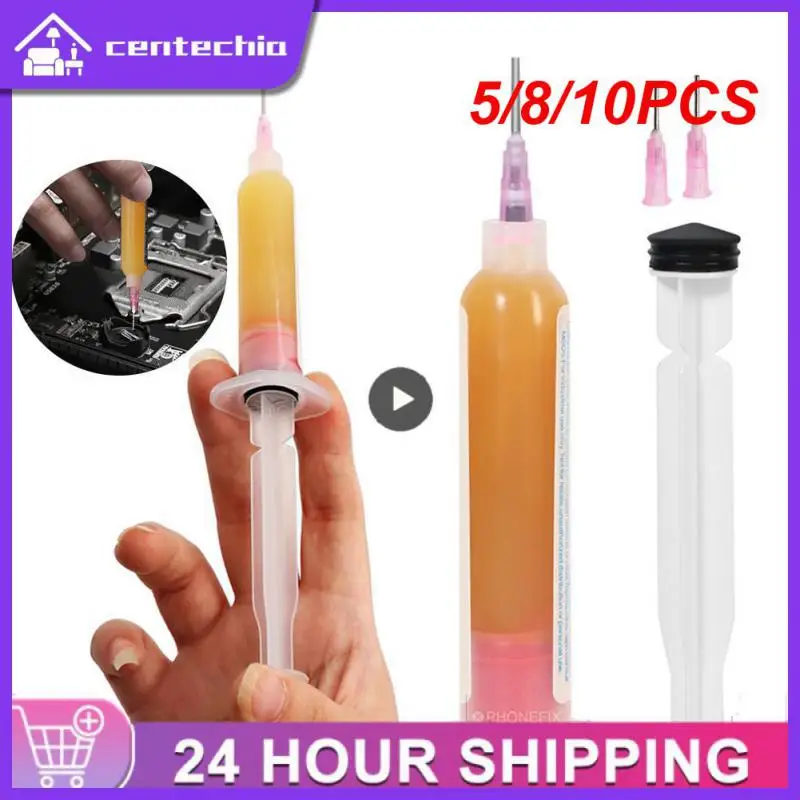 

5/8/10PCS Soldering Paste Smd 10cc Solder Flux Pga Pcb For Computer Chips Flux Repair Needles Rework Tools Solder Grease Led