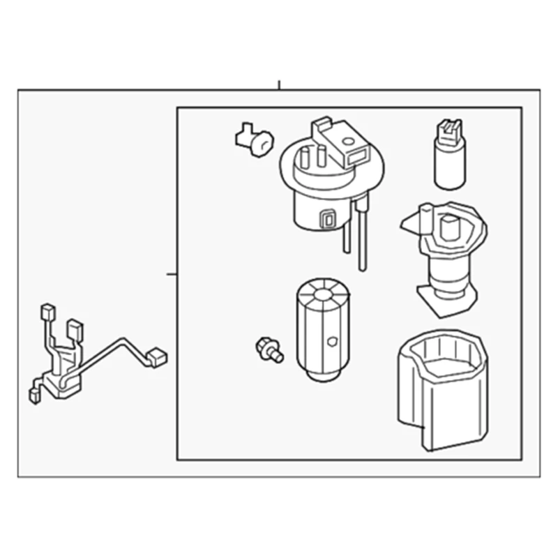 Автомобильный топливный насос и Корпус в сборе запасные части для KIA OPTIMA 1.6L 2.0L 2.4L