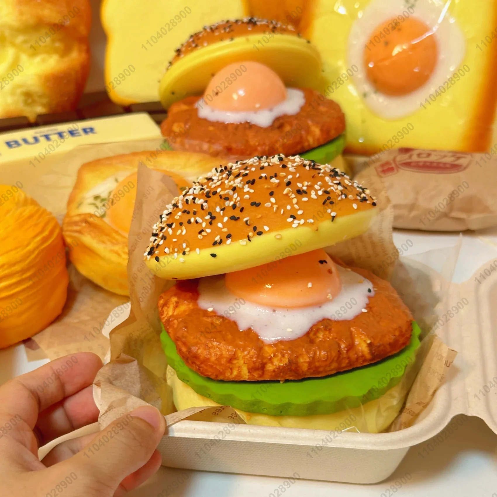 Большой гамбургер мягкая медленно восстанавливающая форму Большая Сырная