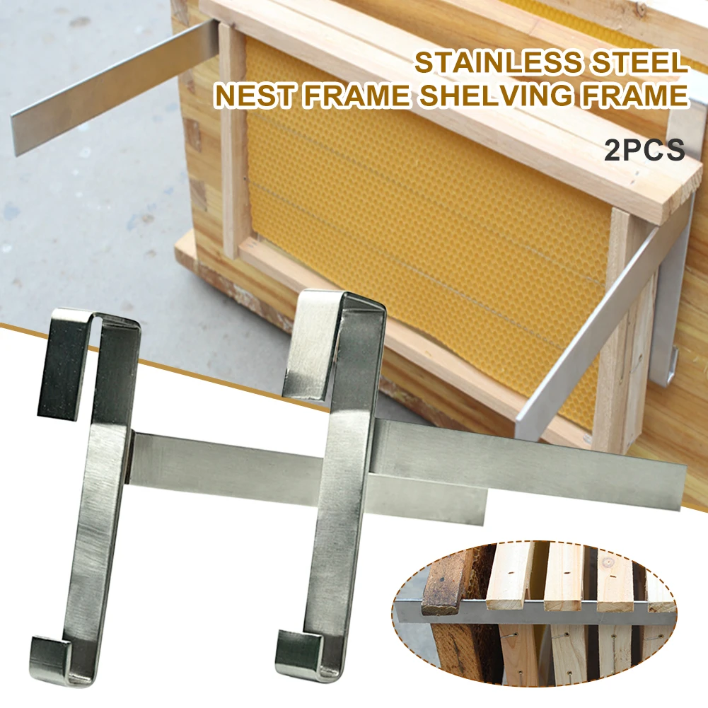 

Beekeeping Beehive Frame Holder Perch Stand Support Bracket Rack Bee Hive Perch Side Mount Tools