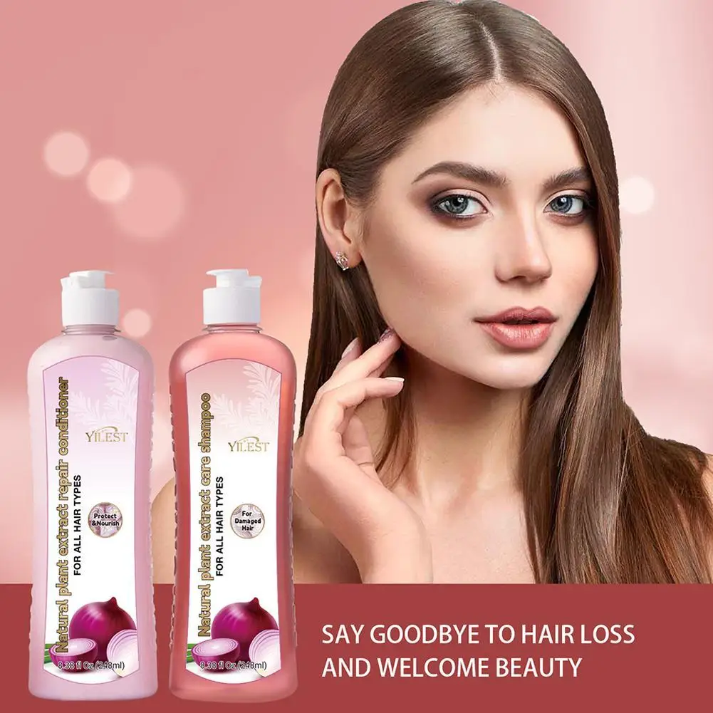 Натуральный шампунь для всех типов волос 2 шт. кондиционер ухода за волосами