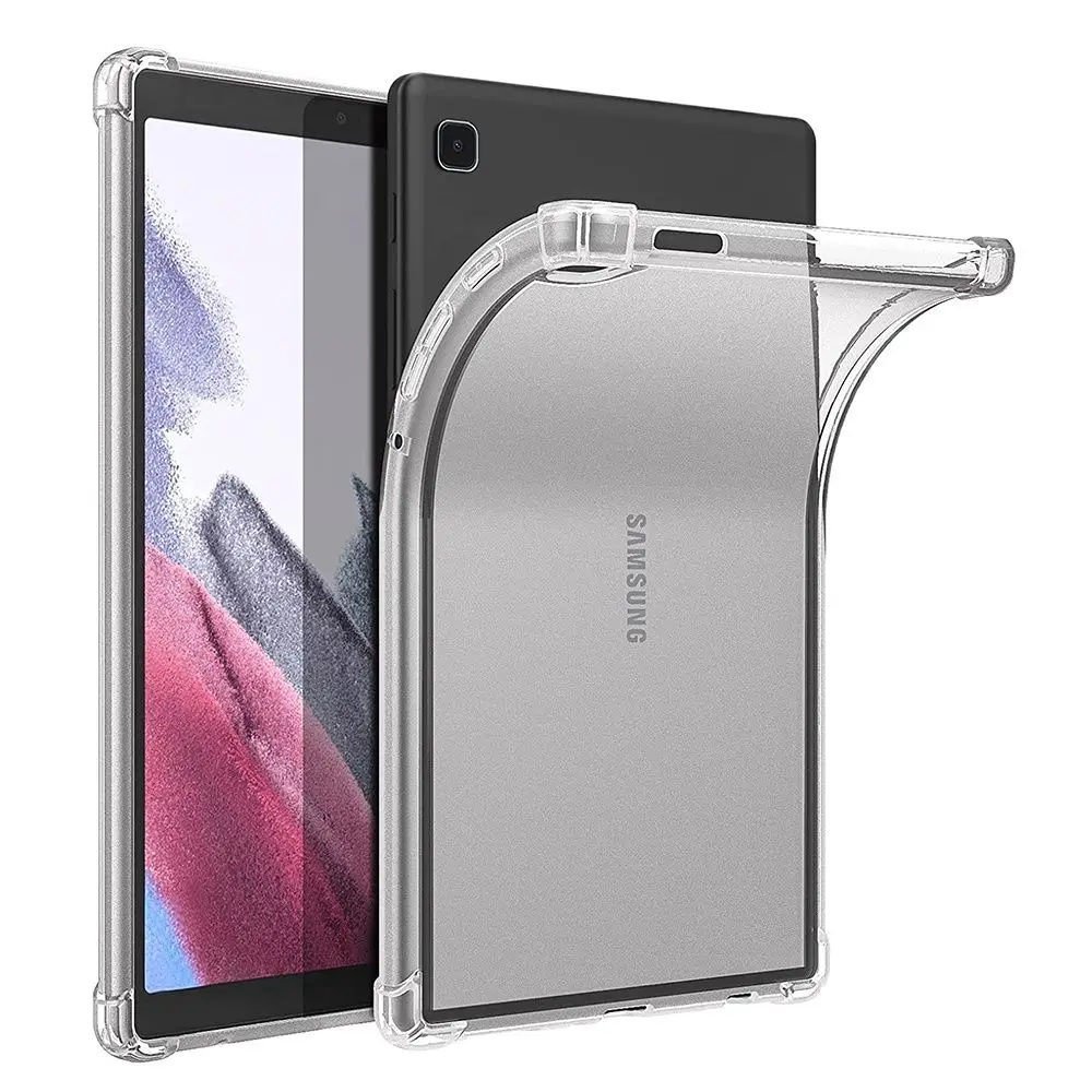 

Silicone Case For Samsung Galaxy Tab A7 Lite 8.7 2021 SM-T220 SM-T225 T220 Airbag Shockproof Bumper Clear Transparent Back Cover