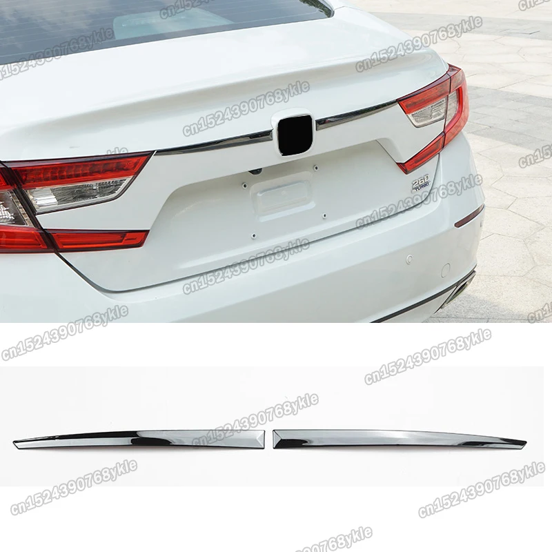 

stainless steel car rear logo taildoor trims styling decoration for honda accord 2018 2019 2020 2021 2022 10 gen 10th sport auto