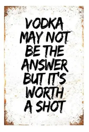 Металлические знаки Водка моя не быть ответом Винтаж Ретро паб Человек Пещера