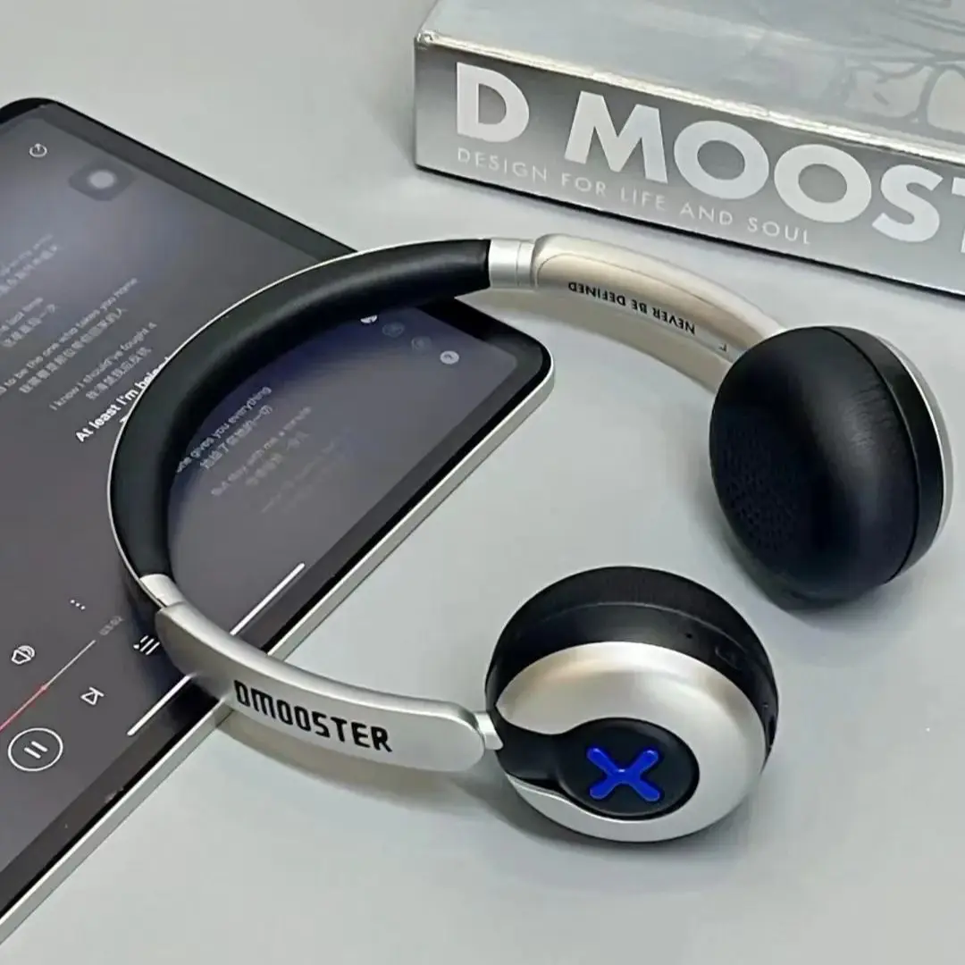 DMOOSTER D75 с активным шумоподавлением Bluetooth-наушники креплением на голову