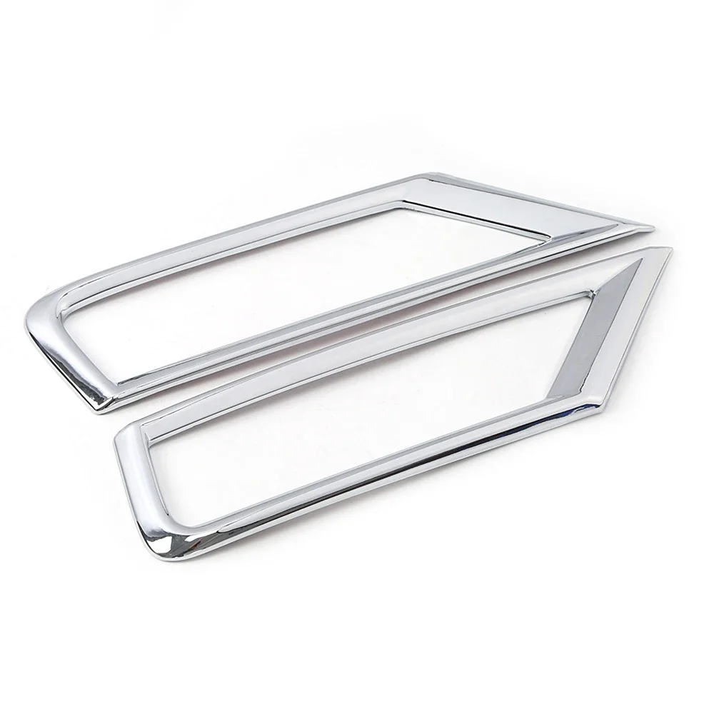 

Для Volkswagen VW Tiguan MK2 2017-2019 хромированная передняя противотуманная фара, накладка на противотуманную фару, рамка из АБС-пластика, внешнее украшение