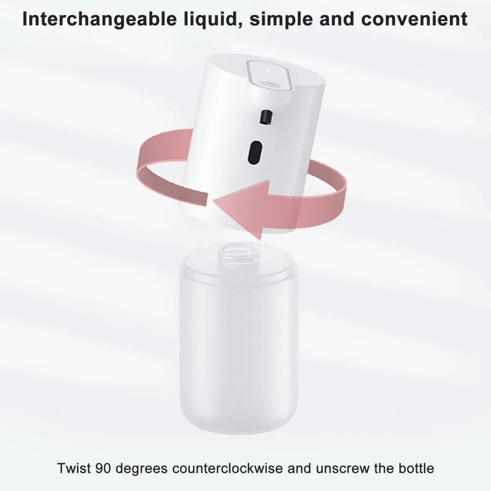 

Compact Automatic Soap Dispenser Touchless Rechargeable Soap Dispensers for Bathroom Kitchen Wall-mounted Design for Kitchen