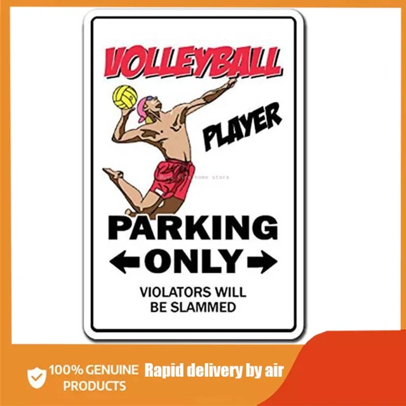

Volleyball Player Novelty Sign Indoor Outdoor Funny Home Decor for Garages Living Rooms Bedroom Offices Sport Team Beach Coach