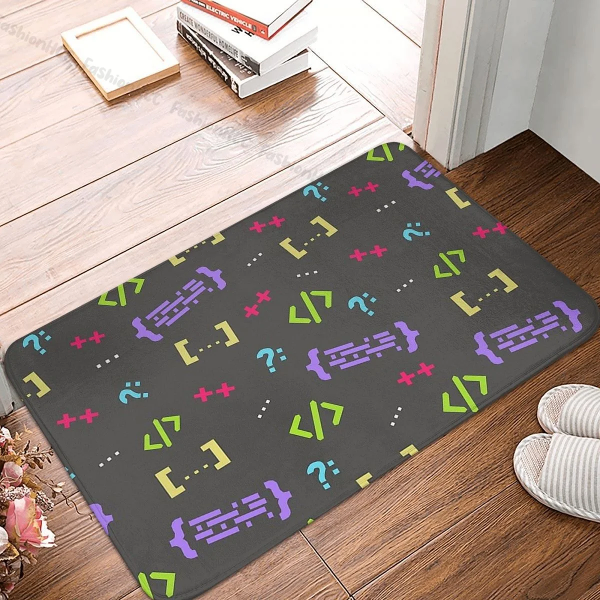 

Code Bath Non-Slip Carpet Sublime Dev Flannel Mat Entrance Door Doormat Floor Decor Rug