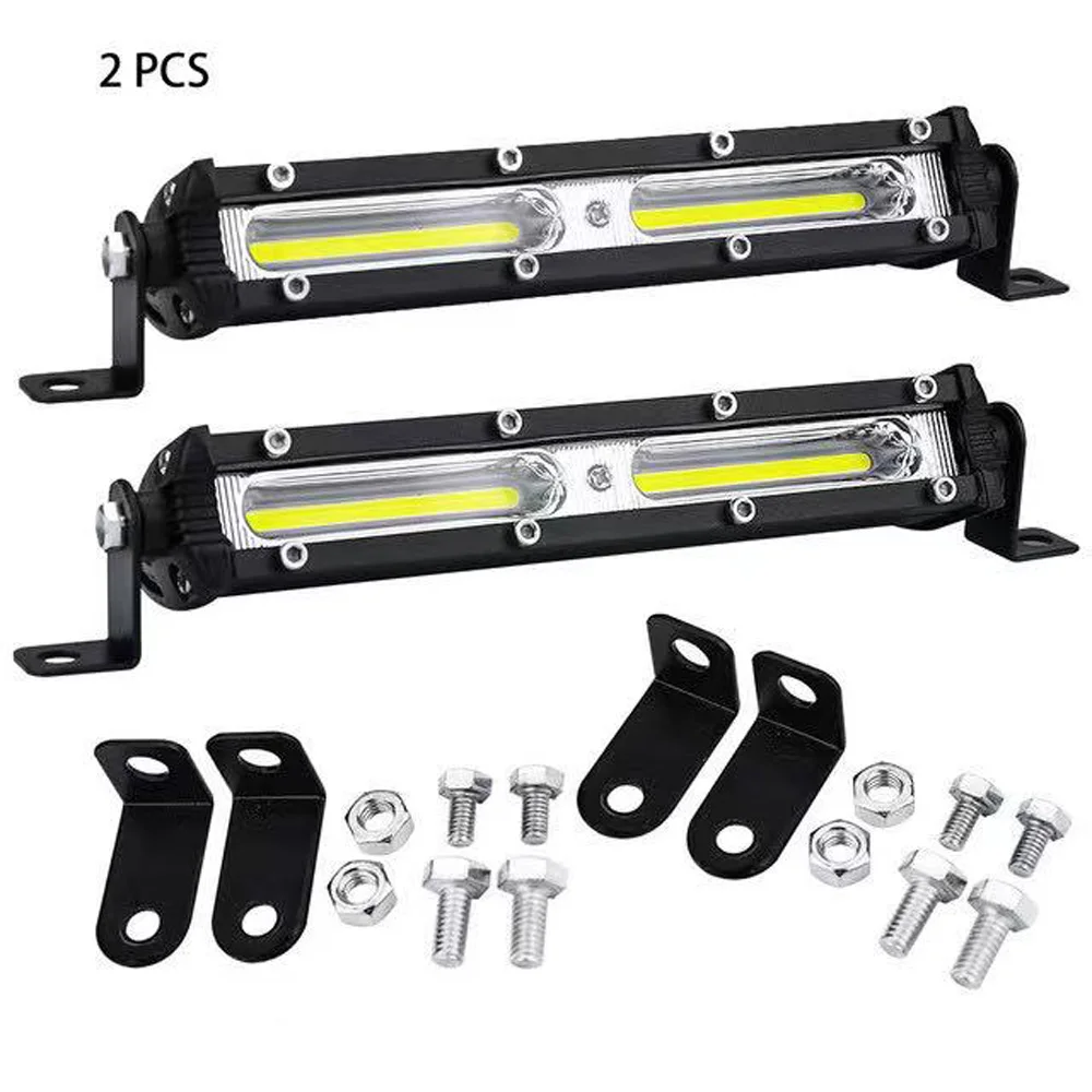 

Точечная противотуманная фара для внедорожника, светодиодная фара 12 В, 24 В, световая полоса рабочего освещения 6500K, световая полоса для автомобиля, грузовика, прицепа