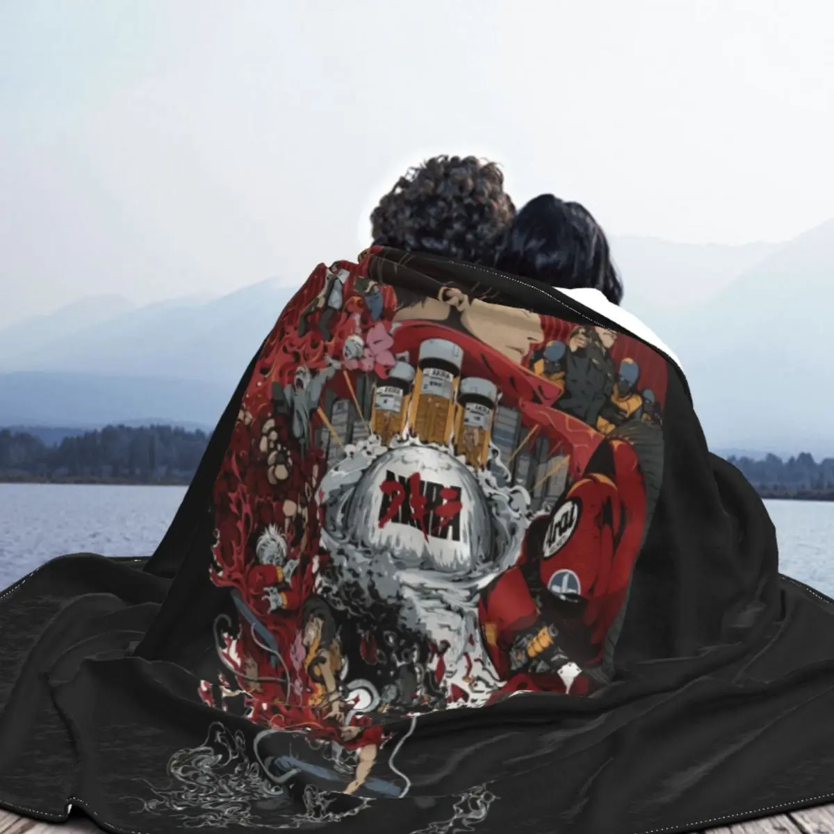 Akira 1988 V5 белое японское манга Otomo 100 хлопок размер XsɳXL мужское одеяло для