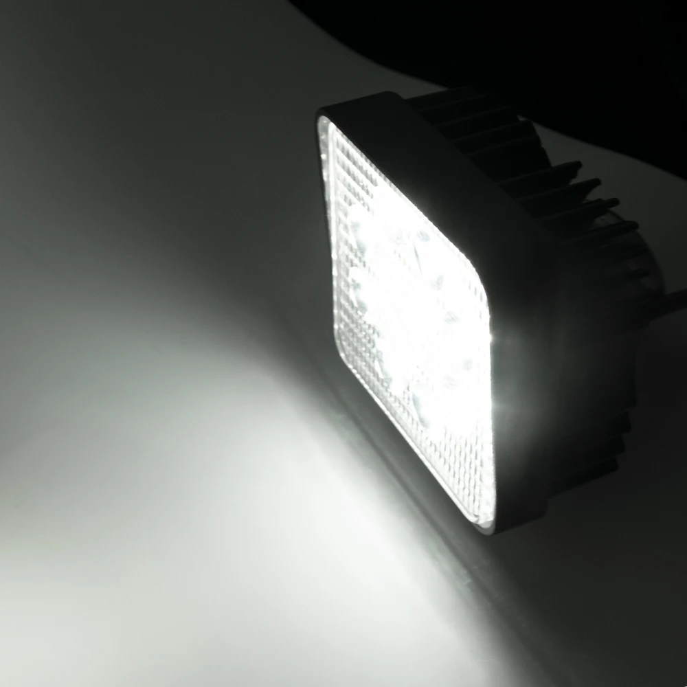

1Pcs 27W Work Lamp 3W Lamp Bar Square Spotlight Offroad LED Light Bar Auto Accessories for Car Truck