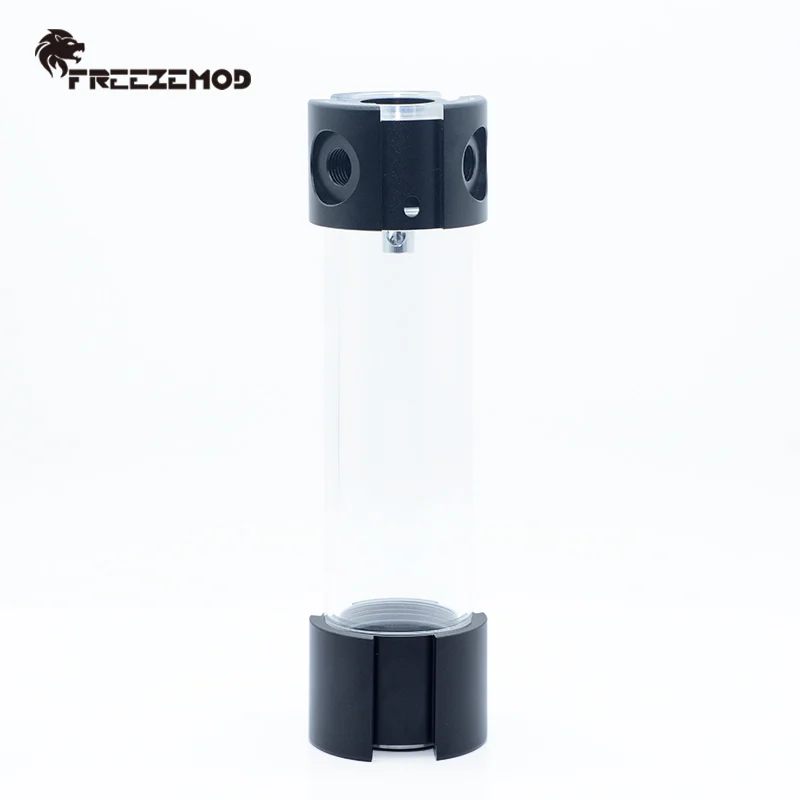 

FREEZEMOD Computer Cooling Reservoir Res OD50mm Cylindrical Water Tank 12/17/22/27/32CM Built-in Bubble Exhauster PC Cooler