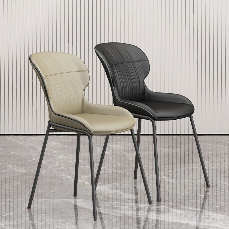 

Modern Designer Dining Chairs Luxury Upholstered Unique Design Ergonomic Chair Minimalist Sillas De Comedor Nordic Furniture