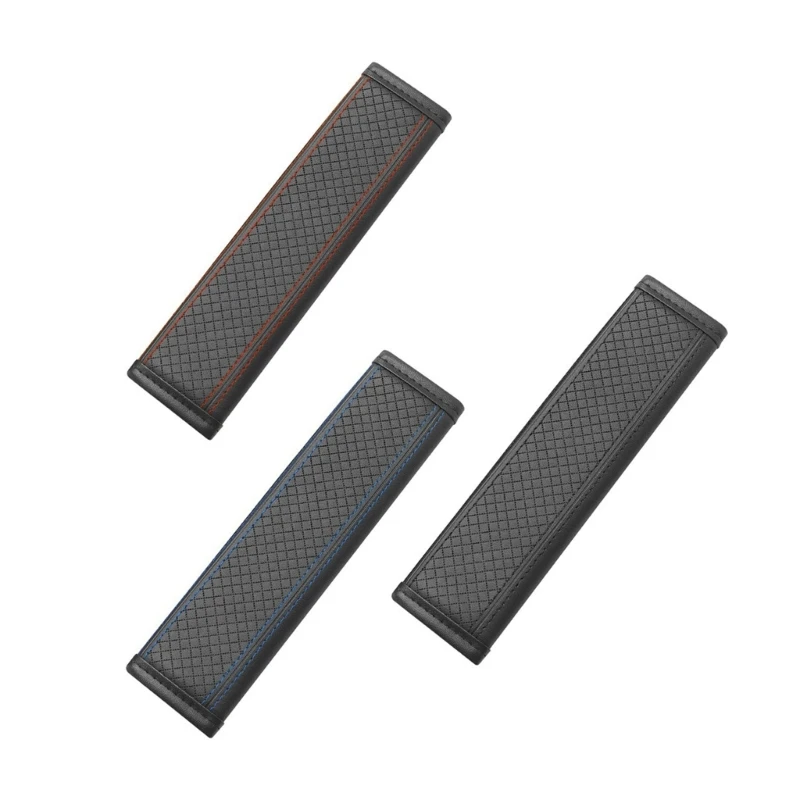 Роскошная подушка для ремня безопасности кожаный комфортный ремешок мягкий