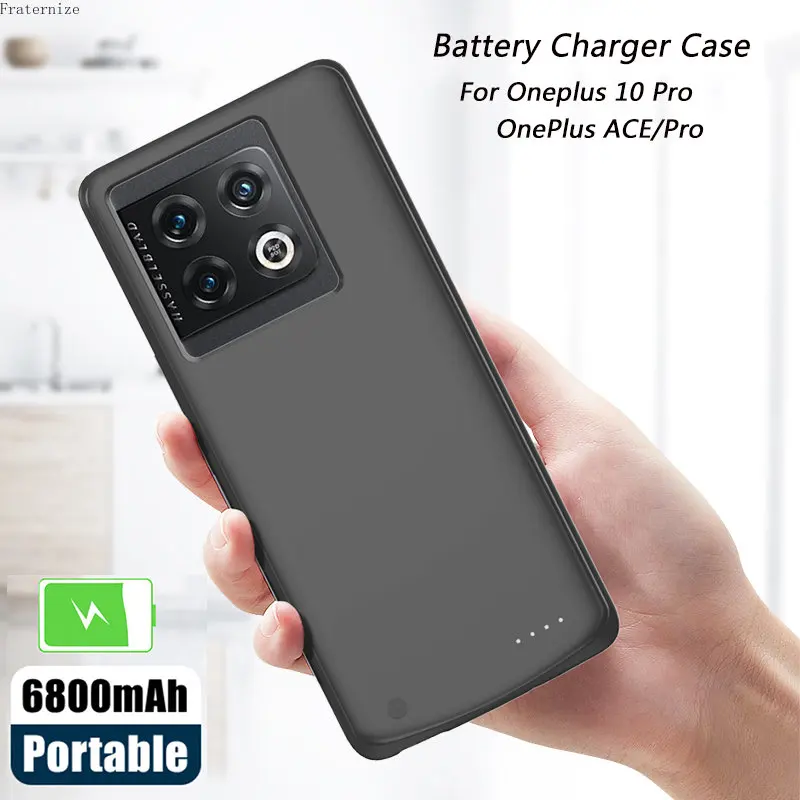 Universal Battery Charger Cases for Oneplus 10 Pro Portable Power Bank for Oneplus Ace Pro Racing 9 External Battery Charger Box