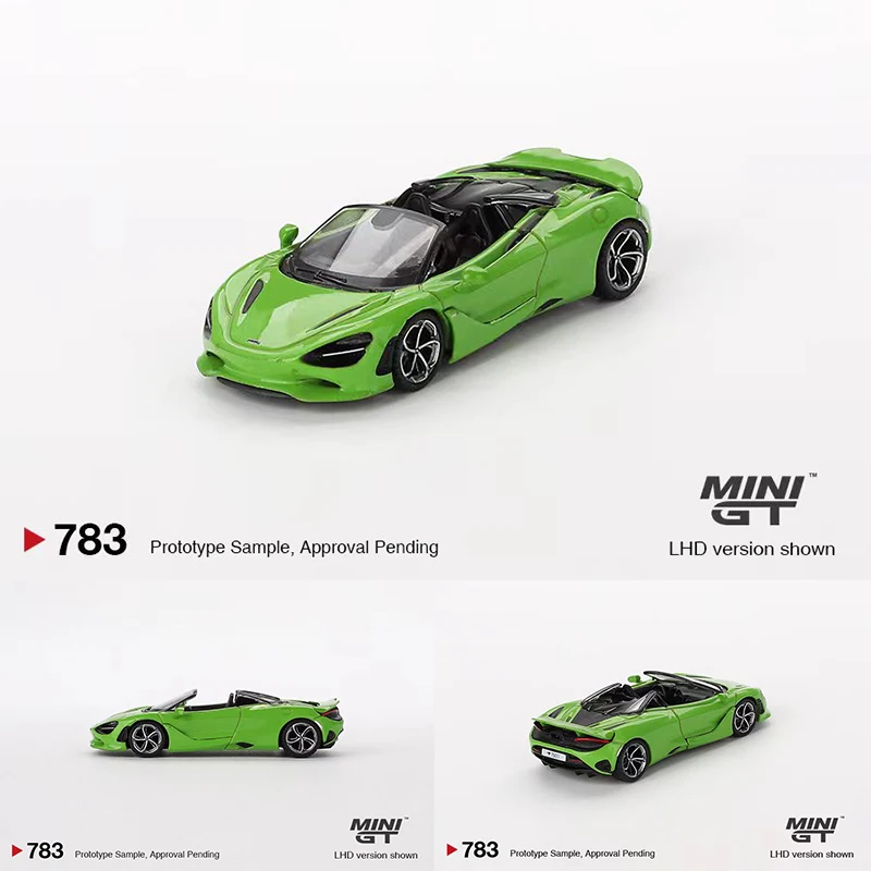 MINIGT 783 В наличии 1:64 750S Spider Mantis Green литая под давлением модель диорамы коллекция