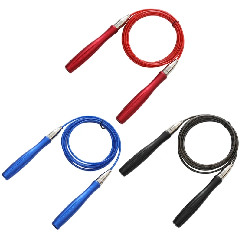 

Adjustable Steel Wire Weight Loss Skipping Rope for Men and Women, Speed ​​Rope