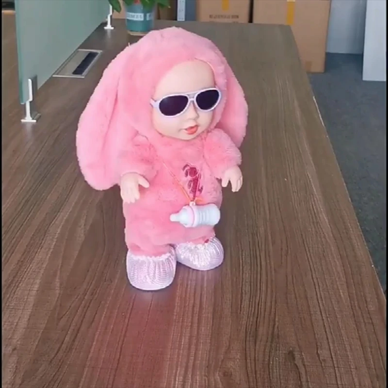 Забавная игрушка-кукла для умного аудио электрический плюш куклы-младенца