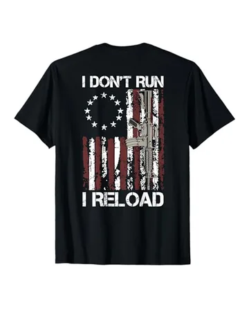 Футболка SAYING TEE  I Don't Run I Reload Gun