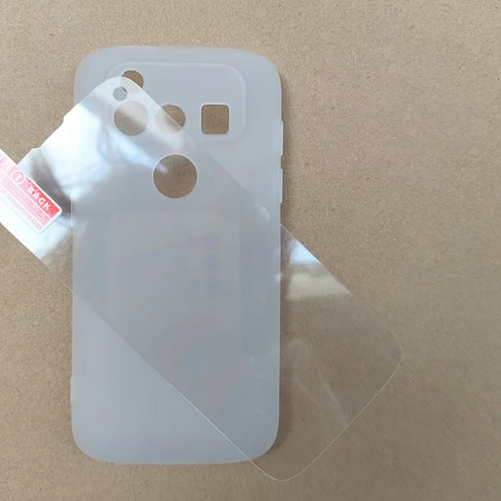 Фото Для Unihertz Jelly 2 2E 2S Star Max противоударный защитный чехол, мягкий чехол для телефона или комплект из закаленного стекла с защитой от царапин №2