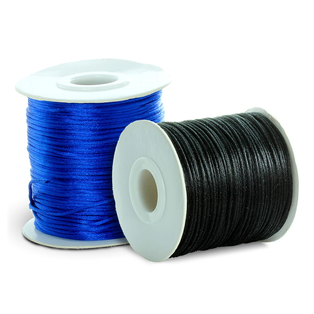 50-80yards/Roll 1/1.5mm Korean Silk Thread Chinese Knot Cord Accessories for DIY Bracelet Necklace Handmade Stitched Tassel - купить по