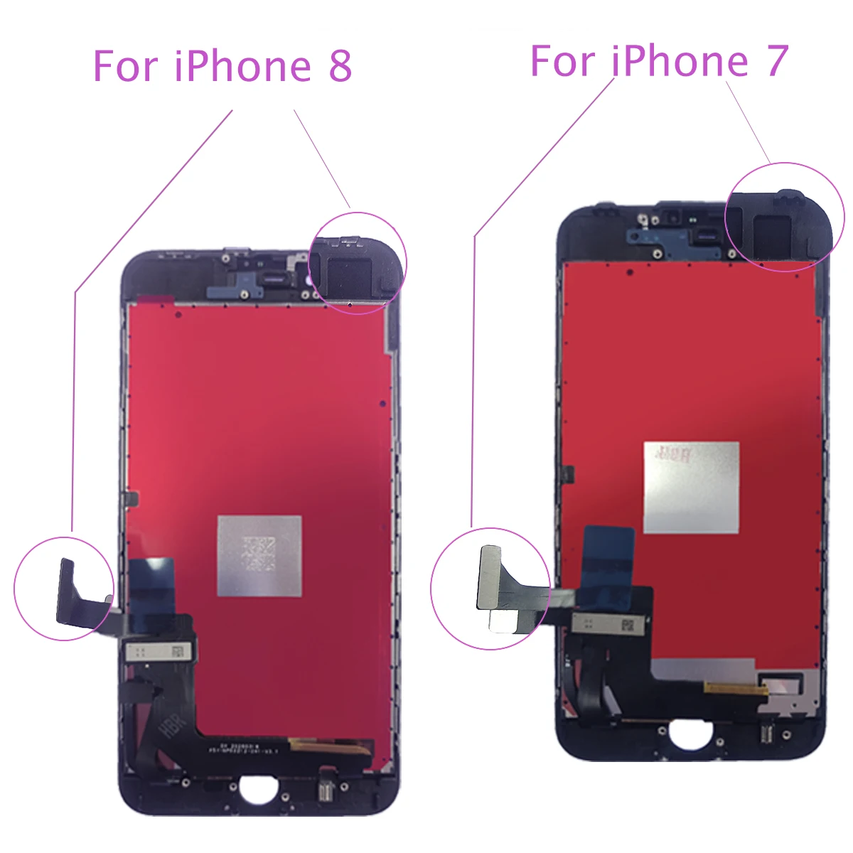 ЖК-дисплей качества AAA с подарками для iPhone 8 PLUS 7 Plus plus сенсорный экран