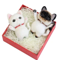 diy felting kit filler for toys felting kit doll for cats shiba inu felt crafts korean felt for beginners adults kids