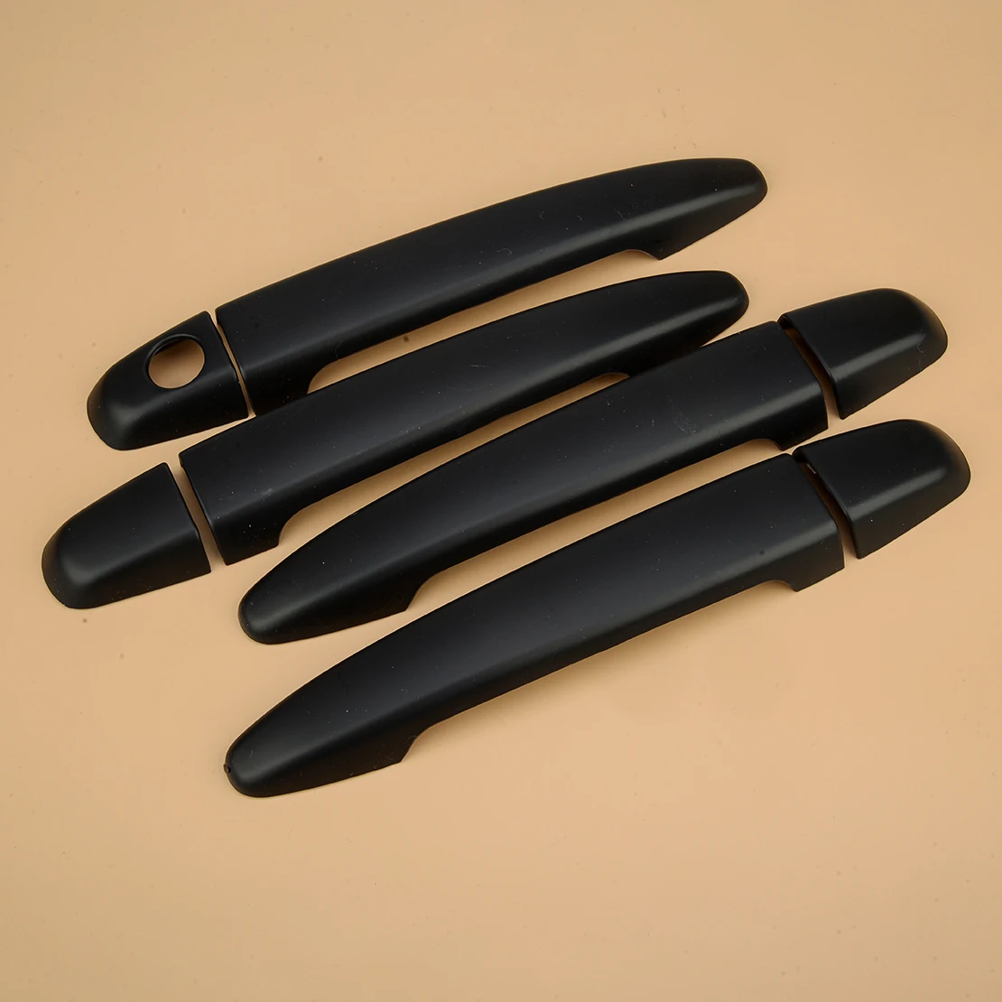 

1 Set Car Exterior Door Handle Cover Trim Black Plastic Fit For Toyota Highlander 2008 2009 2010 2011 2012 2013