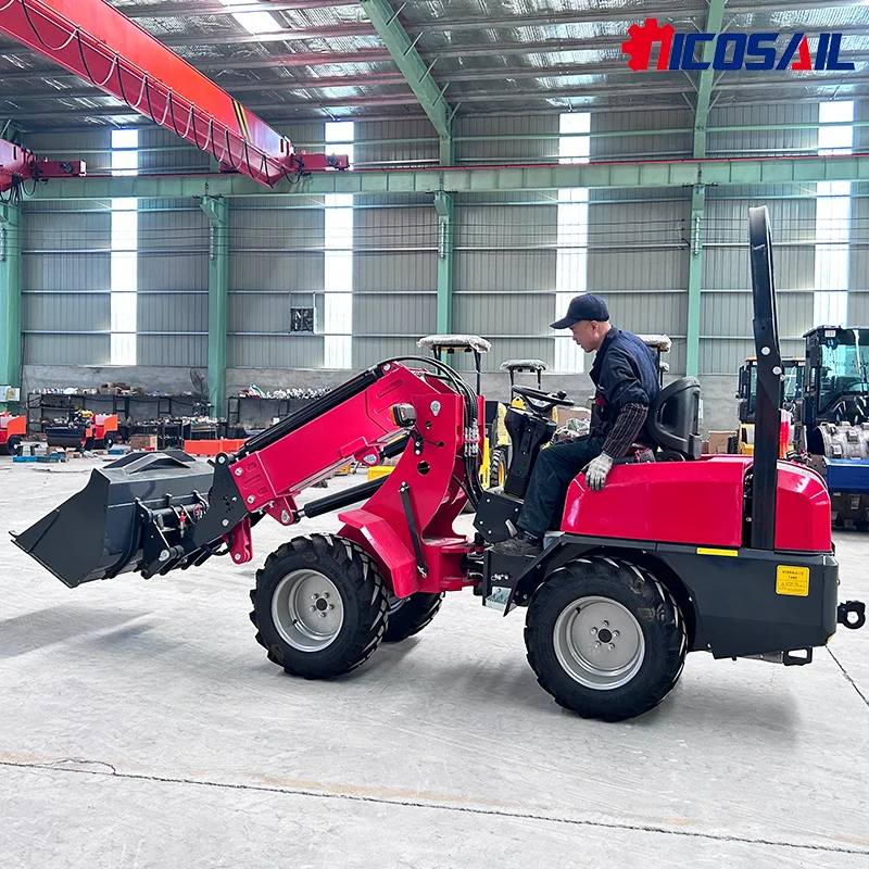 Фото Nicosail Горячая продажа Многофункциональный фермерский фронтальный погрузчик Цены Маленький мини-телескопический погрузчик из Китая №2