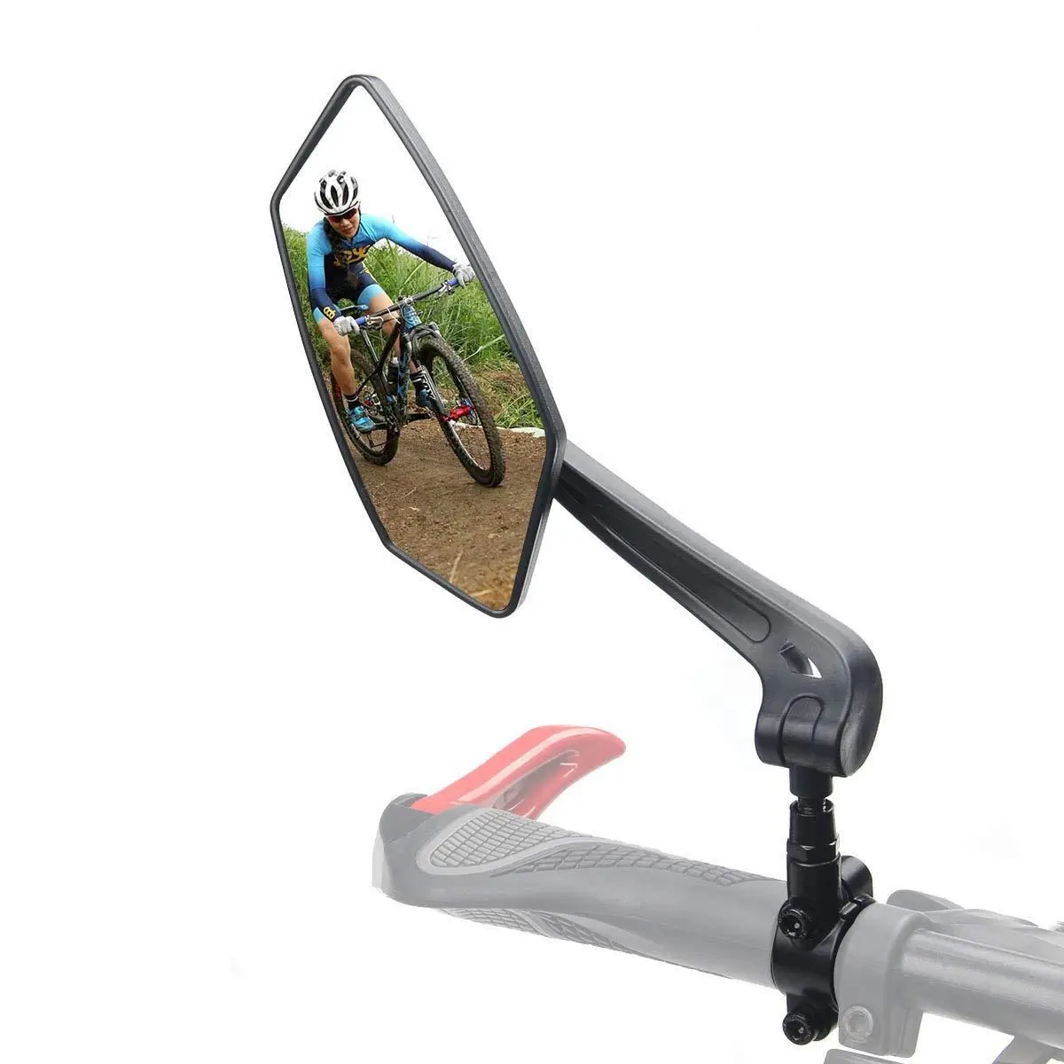 

Bicycle Rear View Mirror Wide Range Back Sight Reflector Adjustable Handlebar Bike Mirror Bicycle Handlebar Rear View Mirror