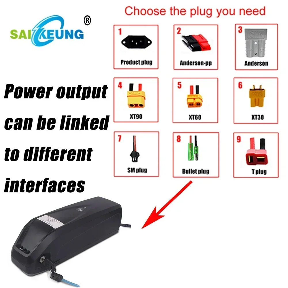 Hailong 36 48 52 в 60 72 электрический велосипед Ncr18650b 13s5p Ebike 750 Вт Мотор 20 30 35 40 50 60ah