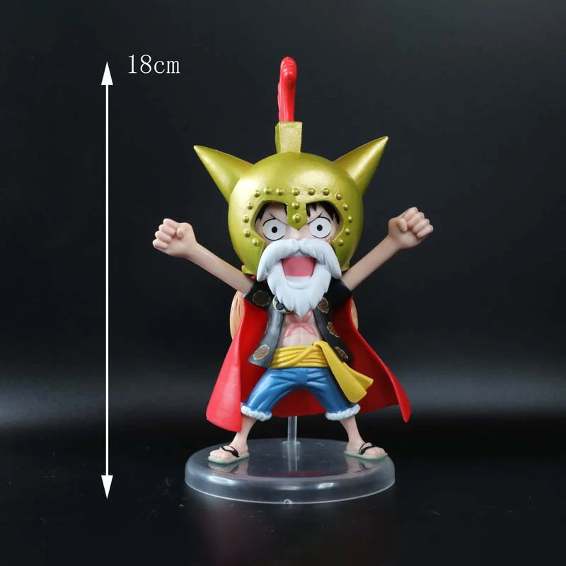 

18cm Anime One Piece Luffy Lucy Figurine Collectible Statue Collection Decoration Ornament Model Toys for Children Gifts