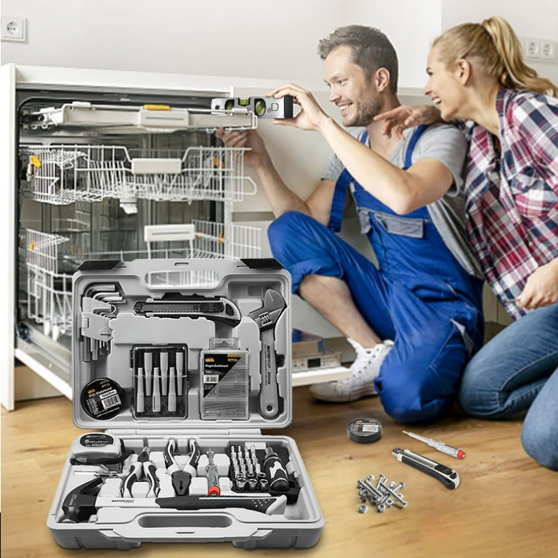 

Набор электрических инструментов для обслуживания и разборки семейного многофункционального набора литиевых инструментов, набор электронных инструментов