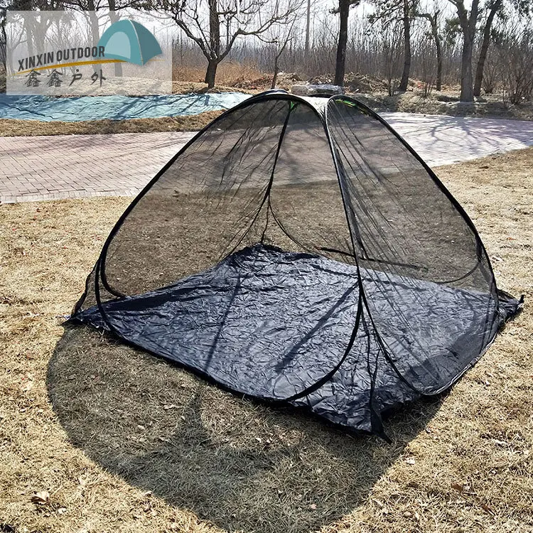 

Outdoor Camping Anti Bug Tent Summer Pop Up Mesh Tent 2Person Rodless Outdoor Camping Tent Portable Beach Inner Mesh Tent