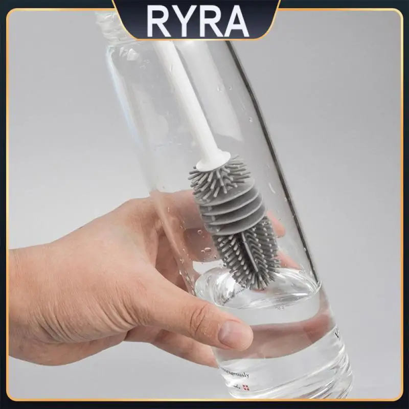 

Бытовая щетка для силиконовых бутылок, многофункциональная щетка для чистки, щетка с дугой, полезные вещи для кухни