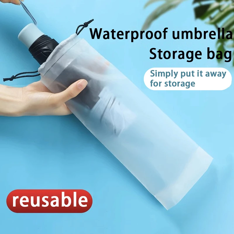 

Umbrella Storage Bag Convenient Waterproof Pull Cord Bag Creative Outdoor Travelling Storage Bundle Pocket Umbrella Storage Bag