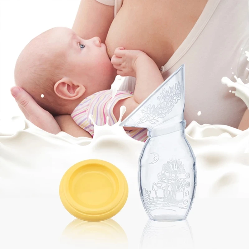 

Baby Feeding Manual Breast Pump Partner Breast Collector Automatic Correction Breast Milk Silicone Pumps PP BPA New Baby Feeding